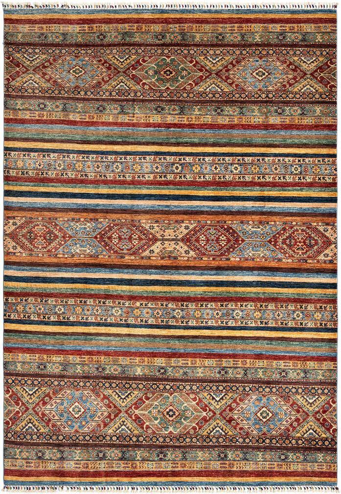 6' 8 x 9' 7 Torkman Wool Rug