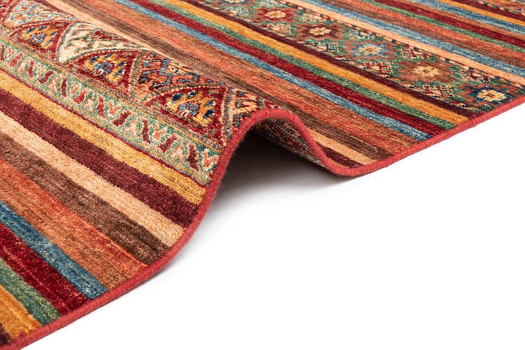 Detail image of 8' 1 x 9' 9 Torkman Wool Rug