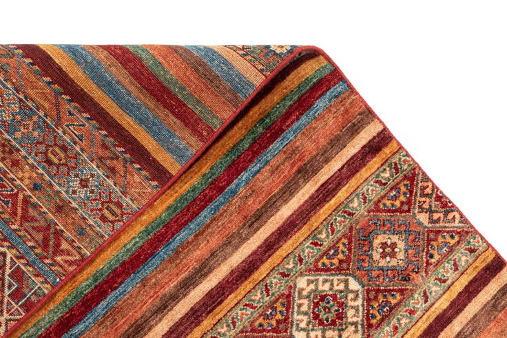 Detail image of 8' 1 x 9' 9 Torkman Wool Rug