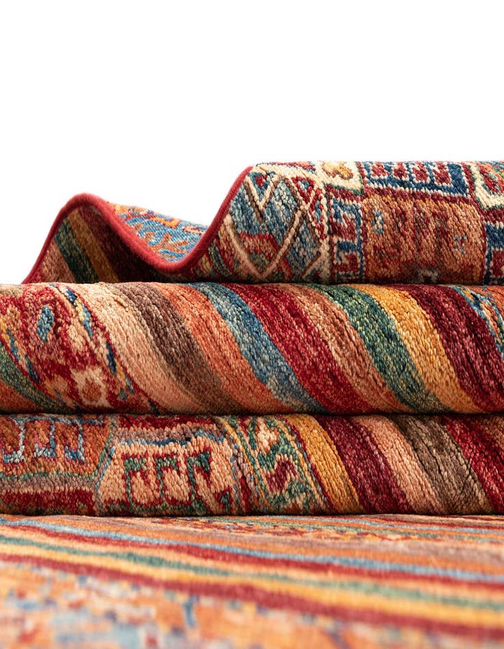 Detail image of 7' x 9' 5 Torkman Wool Rug