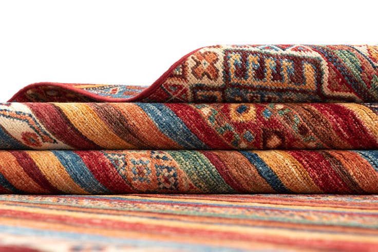 Detail image of 6' 9 x 9' 8 Torkman Wool Rug