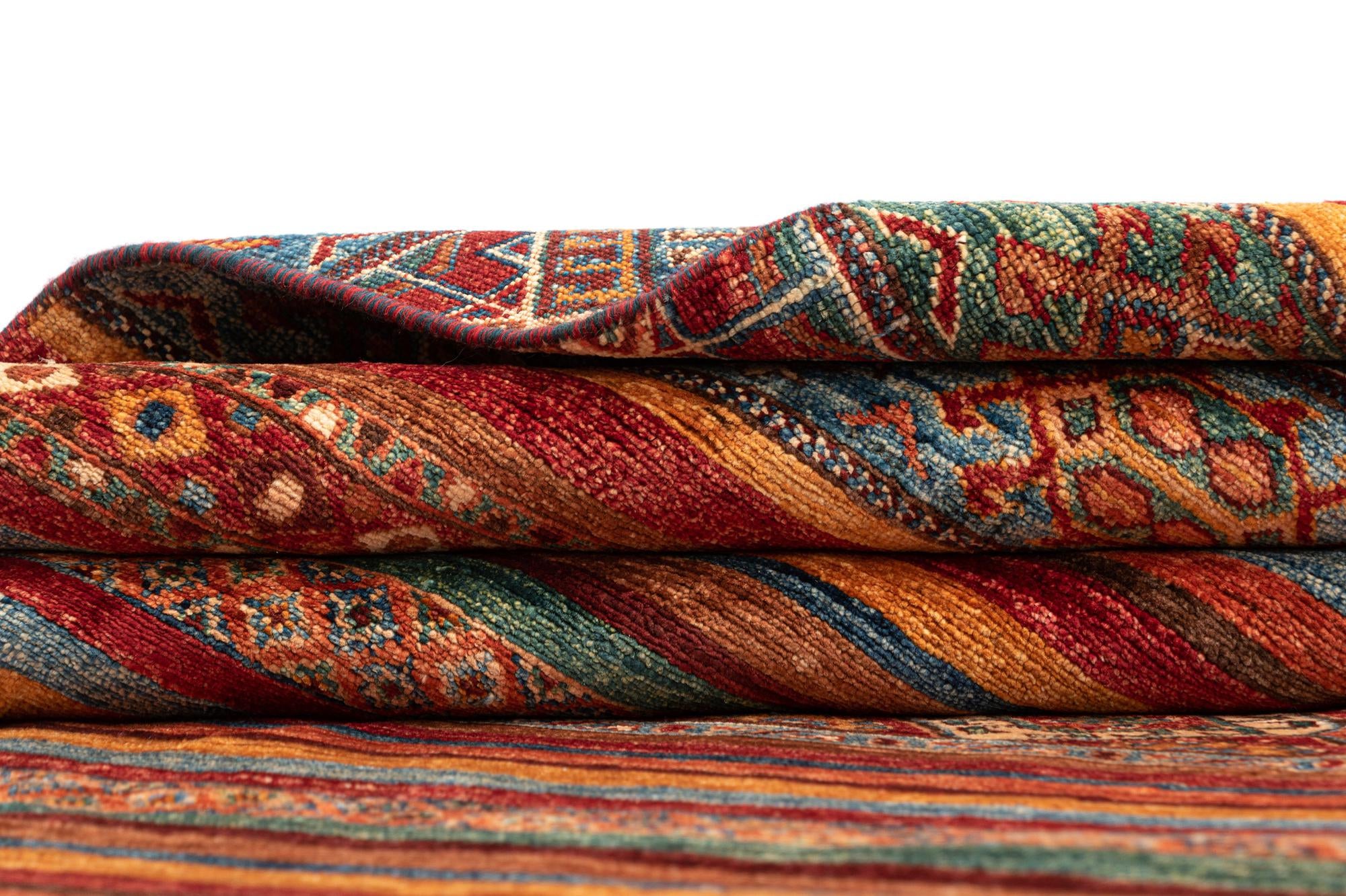 6' 7 x 10' Torkman Wool Rug