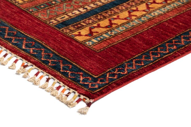 Detail image of 6' 7 x 9' 8 Torkman Wool Rug