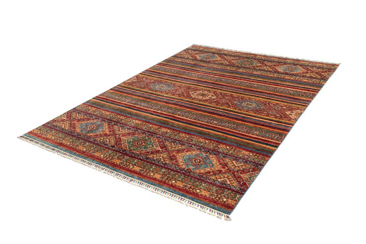 Detail image of 6' 10 x 9' 8 Torkman Wool Rug