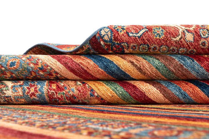 6' 10 x 9' 8 Torkman Wool Rug