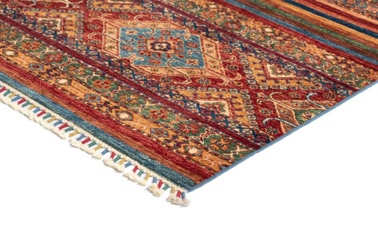 Detail image of 6' 10 x 9' 8 Torkman Wool Rug