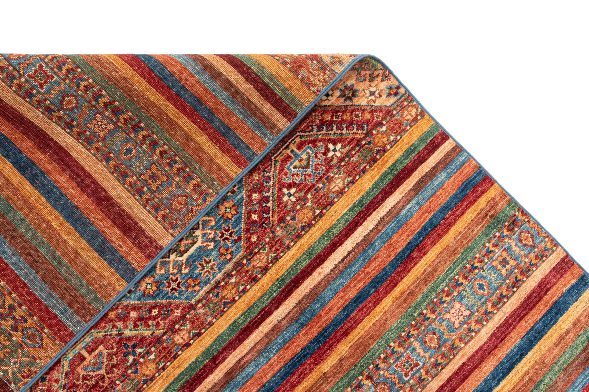 6' 10 x 9' 8 Torkman Wool Rug