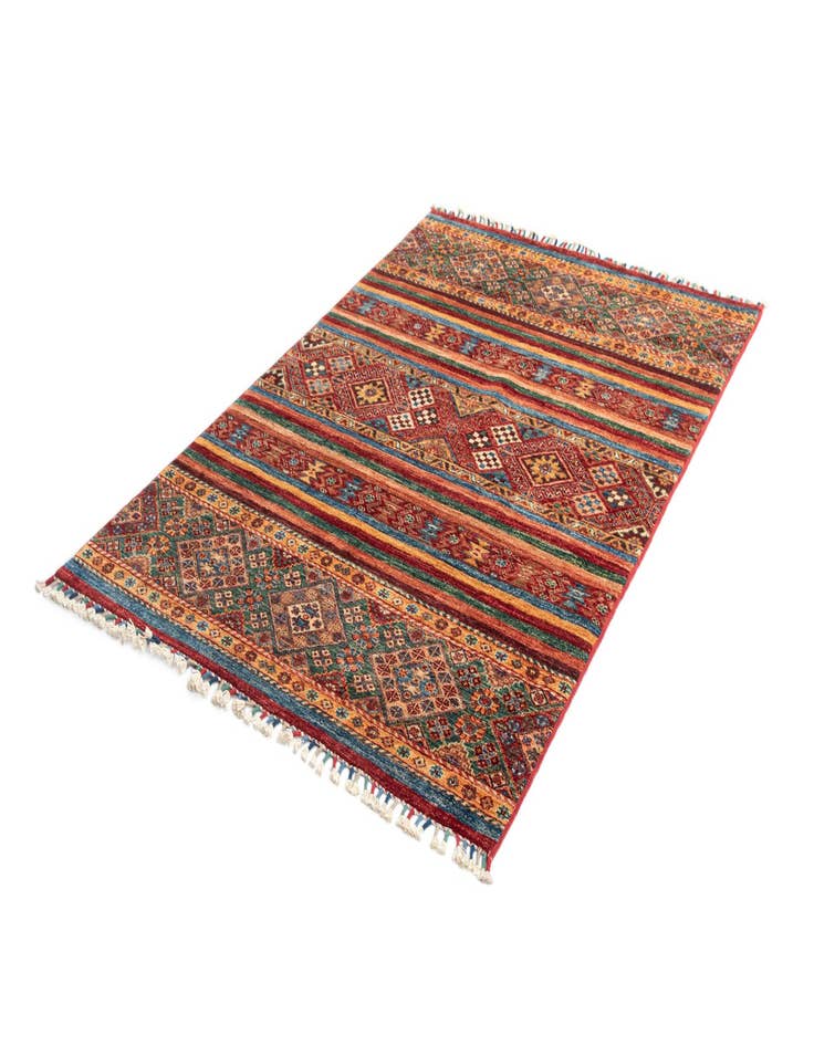 Detail image of 3' 9 x 5' 7 Torkman Wool Rug