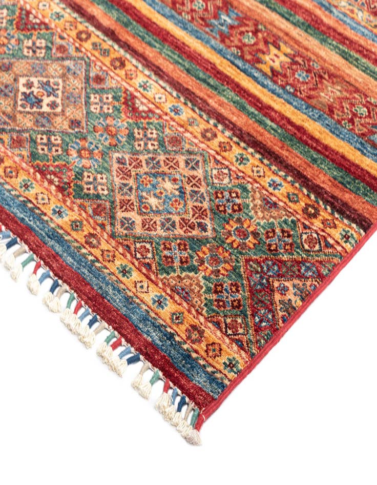 Detail image of 3' 9 x 5' 7 Torkman Wool Rug