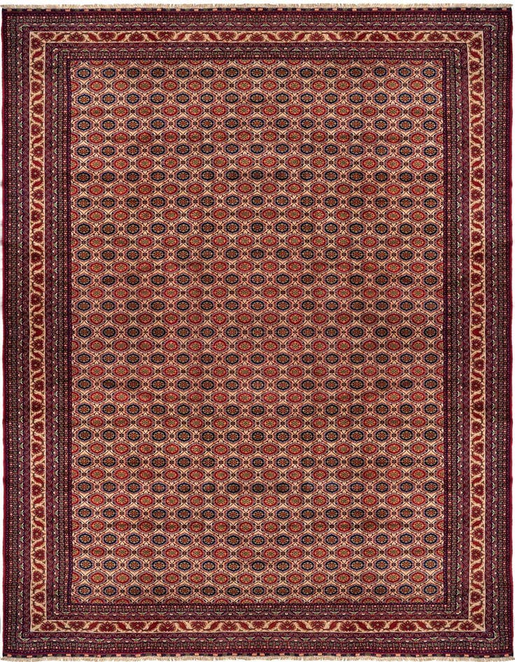 Detail image of 13' 4 x 25' Torkman Wool Rug