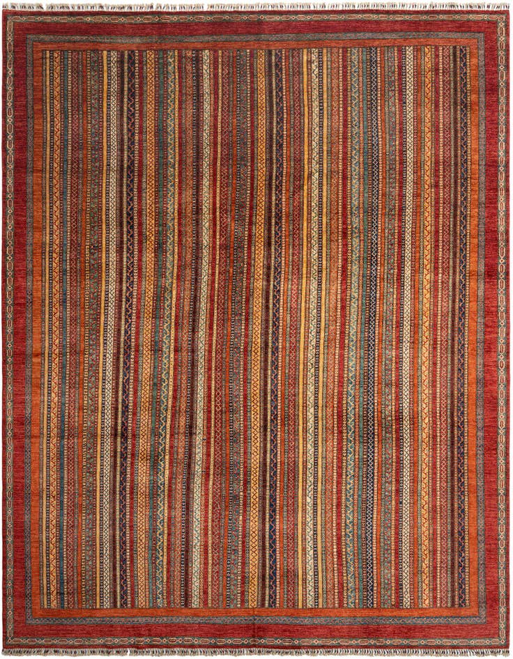 Detail image of 11' 9 x 14' 7 Torkman Wool Rug