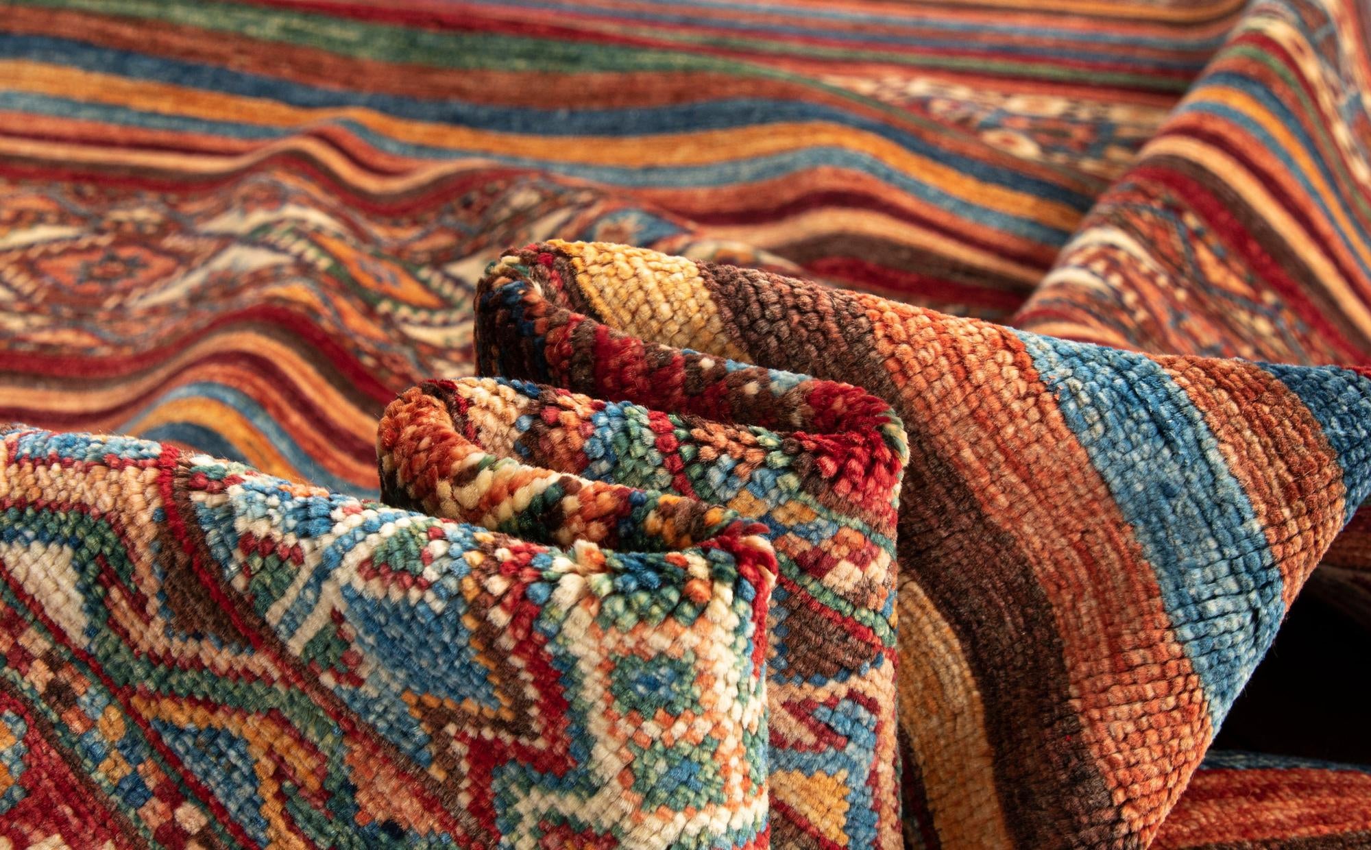 5' 7 x 8' Torkman Wool Rug