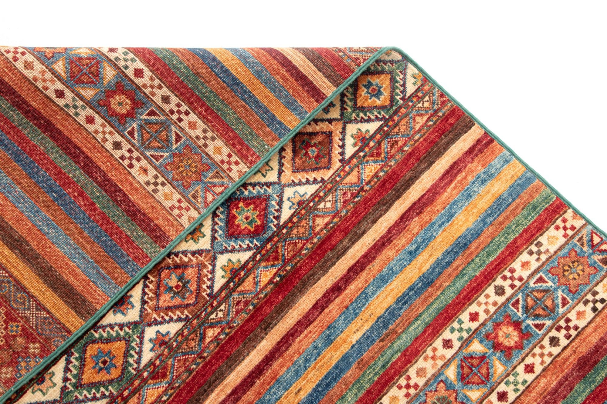 5' 7 x 8' Torkman Wool Rug