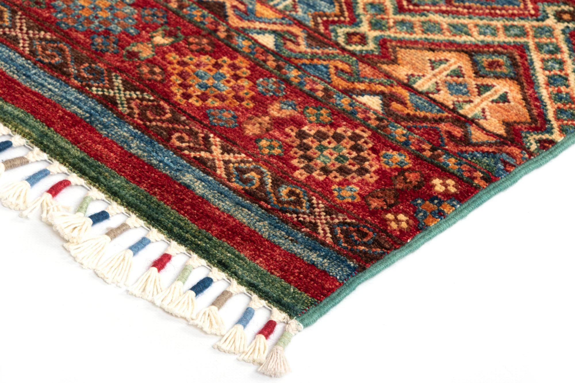 5' 7 x 8' Torkman Wool Rug