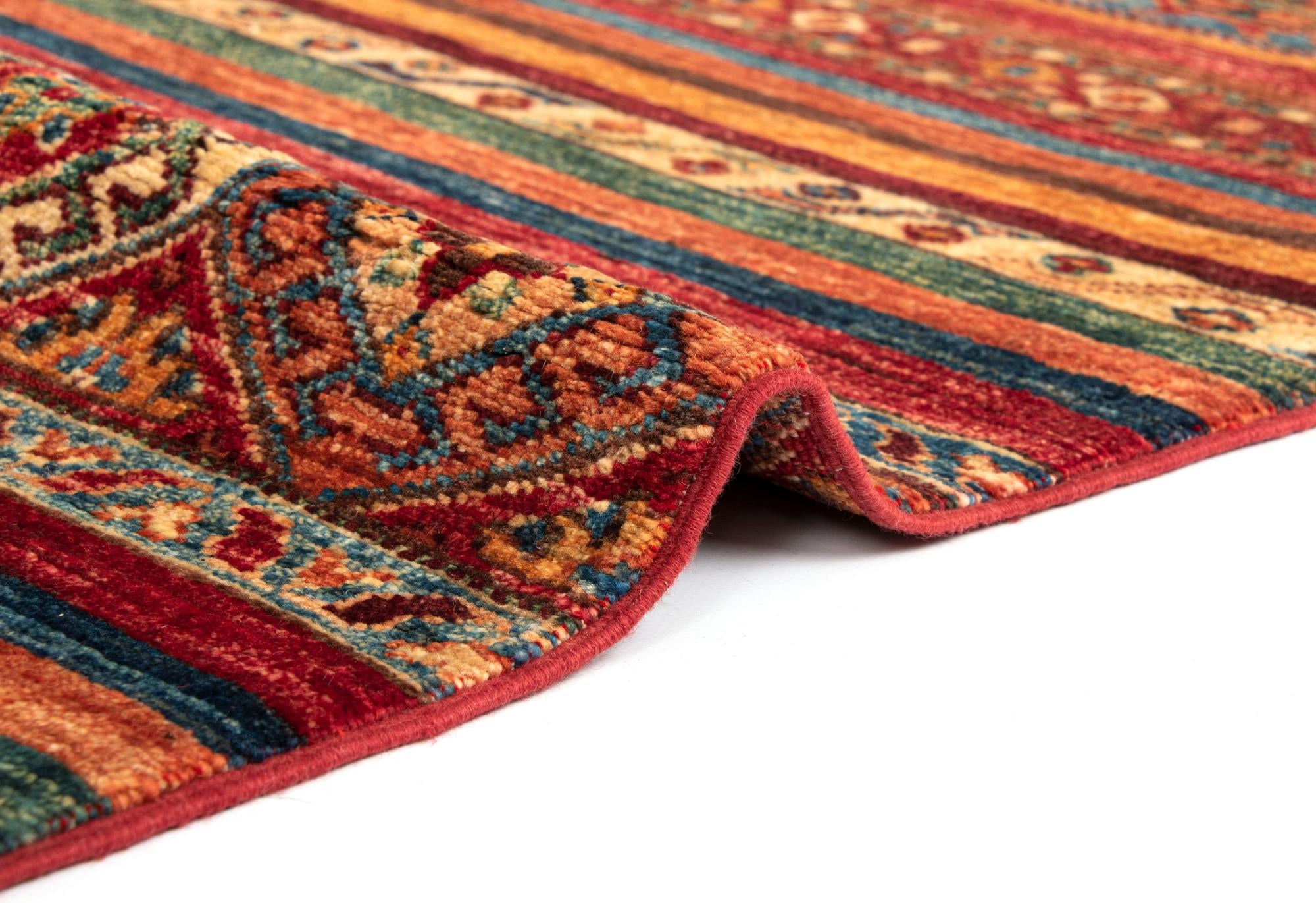 5' 8 x 8' Torkman Wool Rug