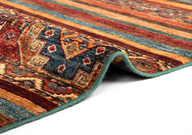 Detail image of 5' 9 x 7' 7 Torkman Wool Rug
