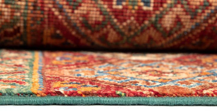 Detail image of 5' 7 x 8' 3 Torkman Wool Rug