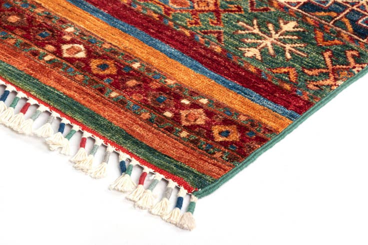 Detail image of 5' 7 x 8' 3 Torkman Wool Rug