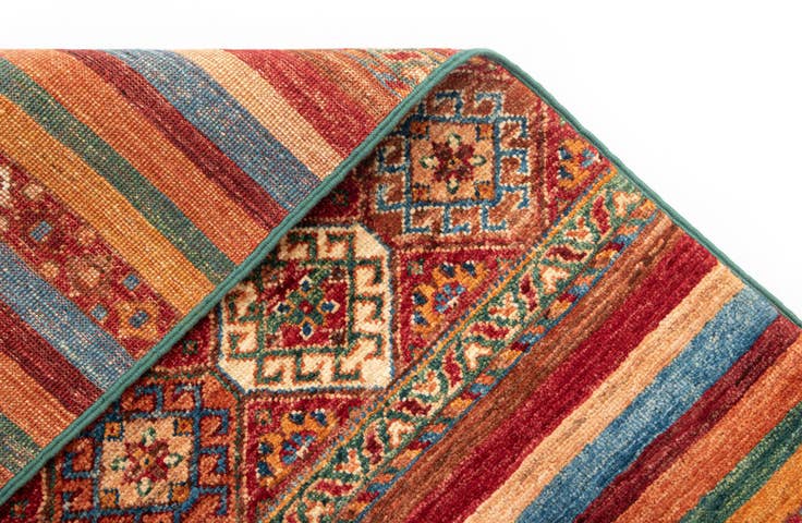 Detail image of 5' 7 x 8' 3 Torkman Wool Rug