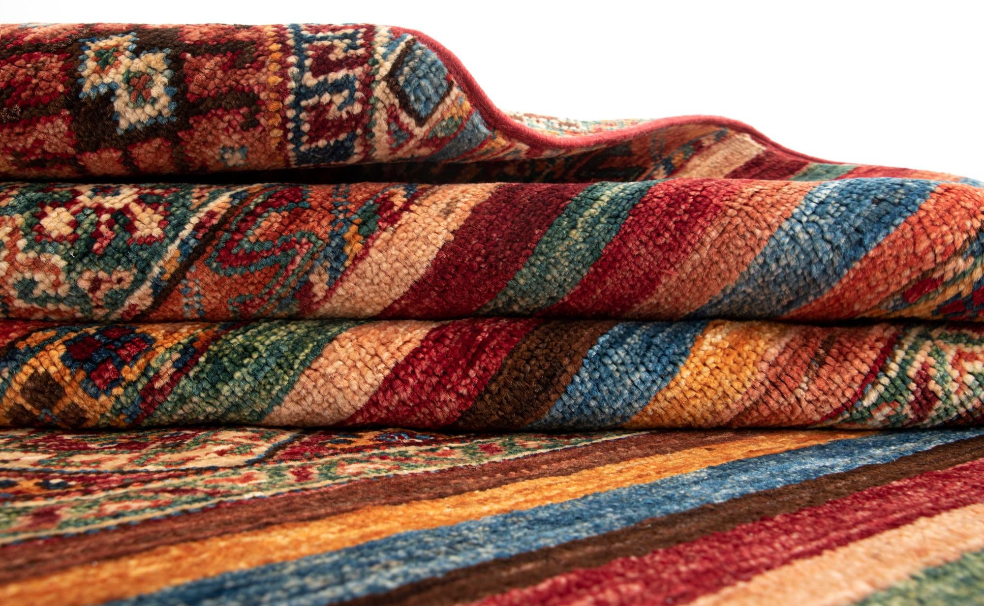 5' 7 x 8' Torkman Wool Rug