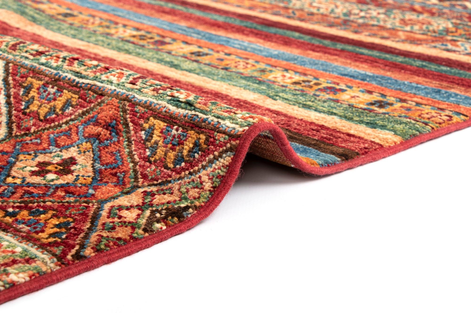 5' 7 x 8' Torkman Wool Rug