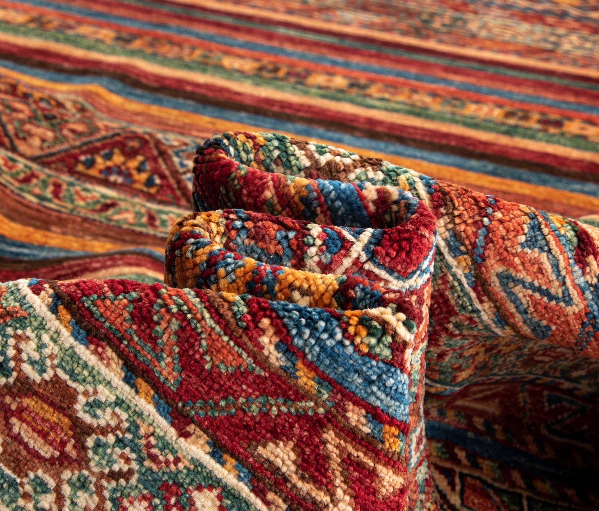 5' 7 x 8' Torkman Wool Rug