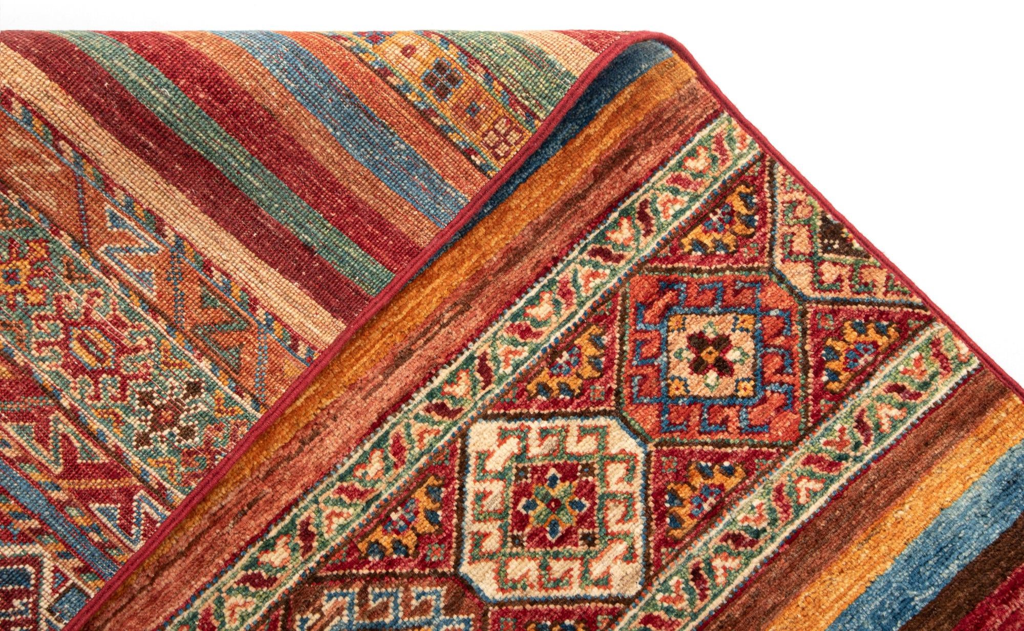 5' 7 x 8' Torkman Wool Rug
