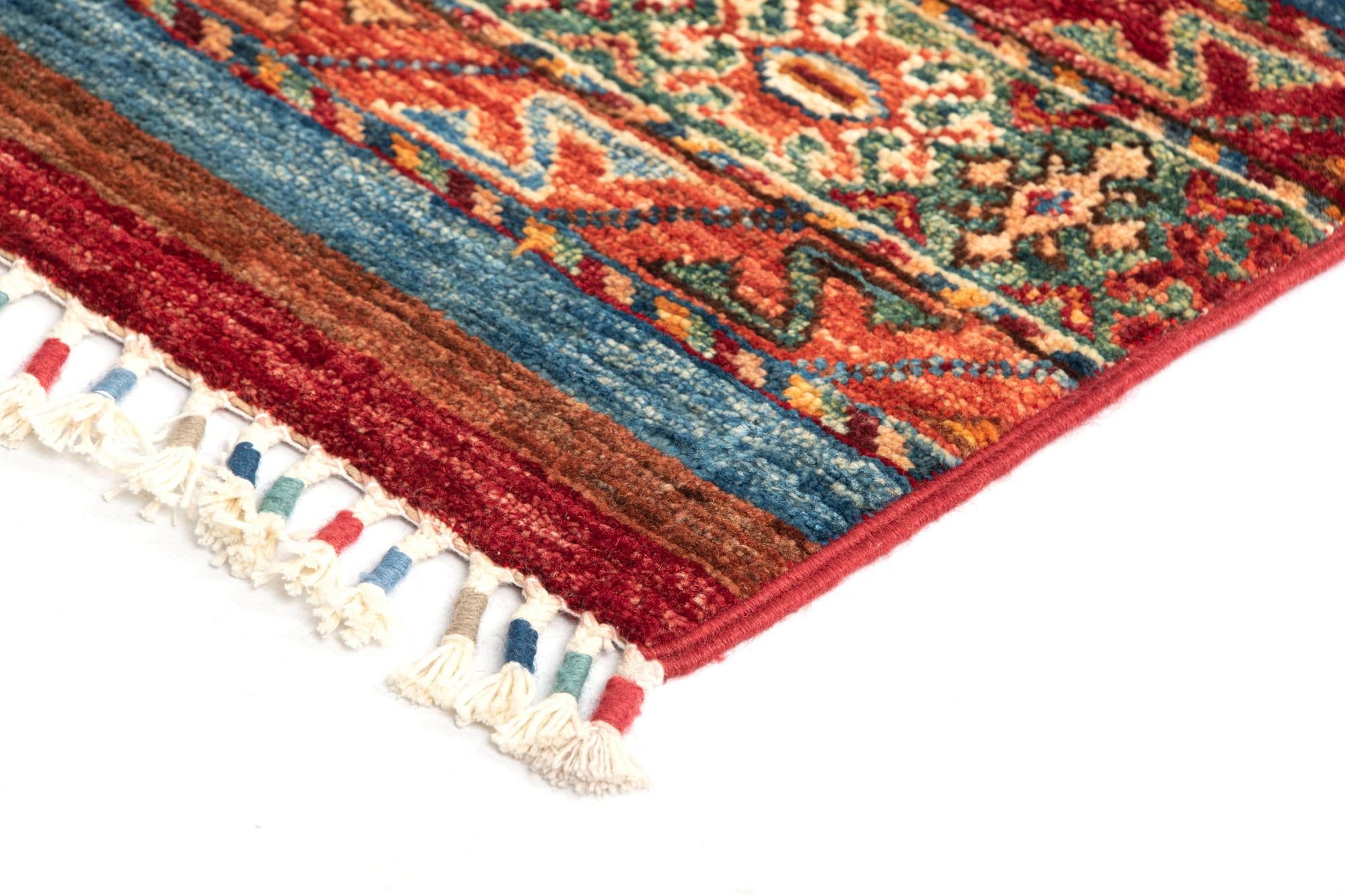 5' 7 x 8' Torkman Wool Rug