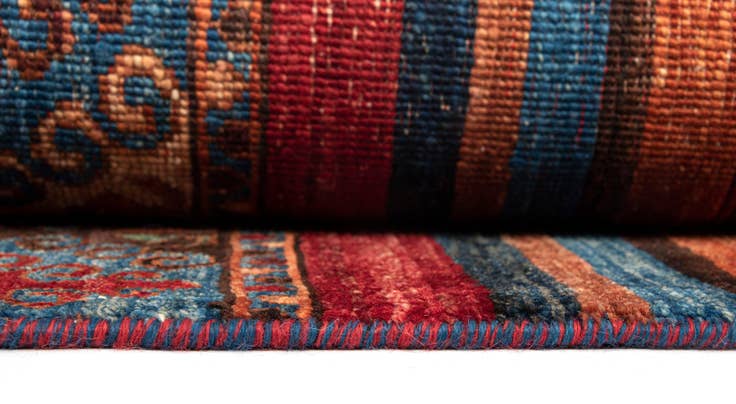 Detail image of 5' 8 x 8' Torkman Wool Rug