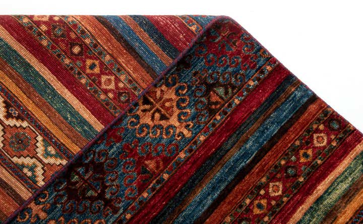 5' 8 x 8' Torkman Wool Rug