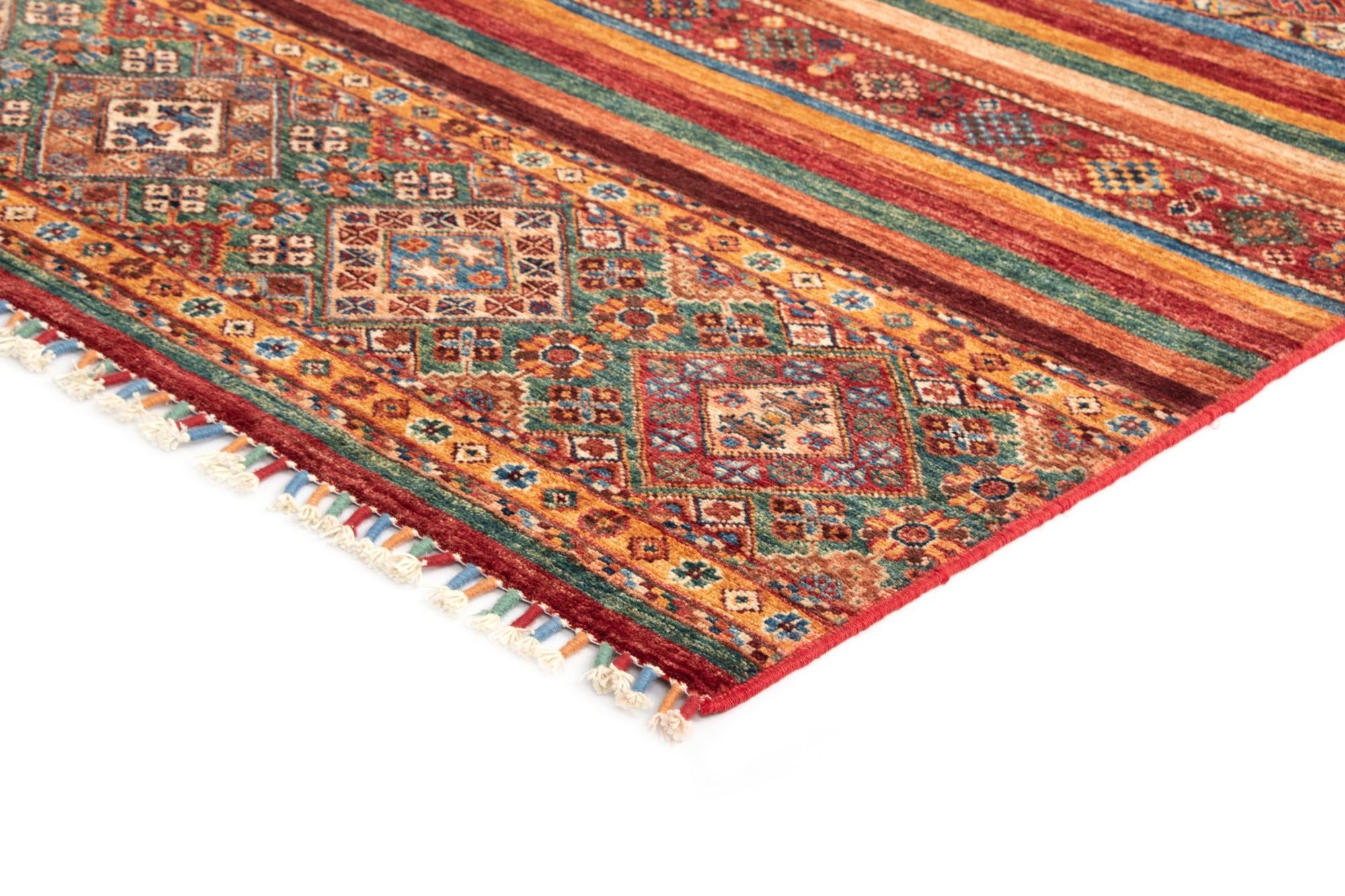 4' 11 x 6' 8 Torkman Wool Rug