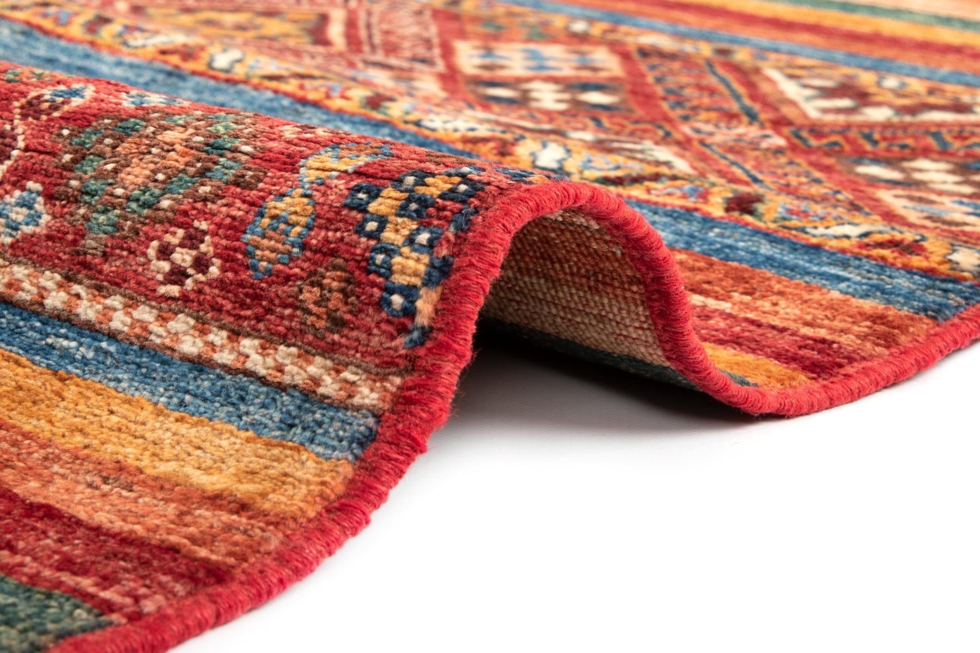 4' 11 x 6' 8 Torkman Wool Rug