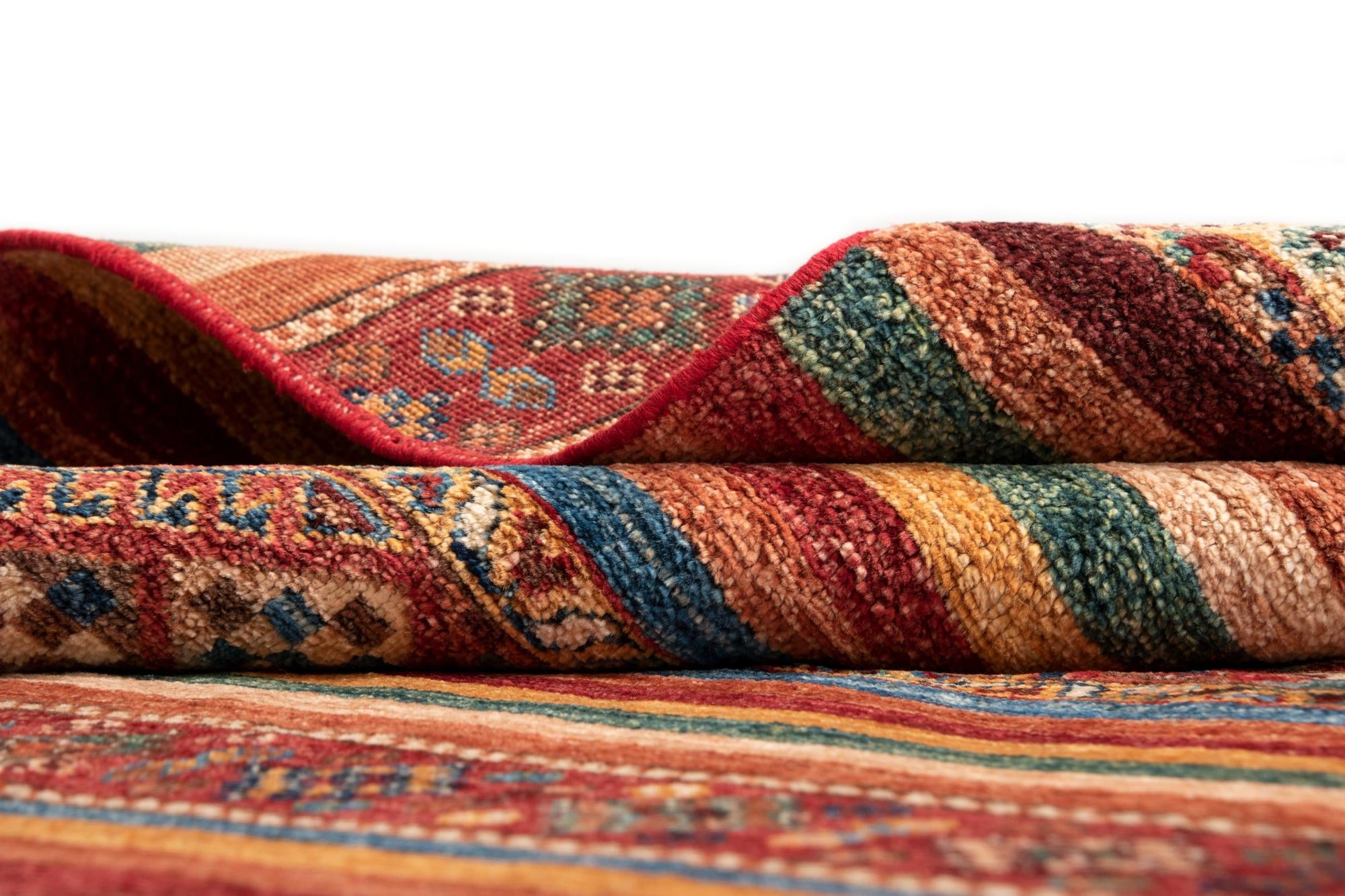 4' 11 x 6' 8 Torkman Wool Rug