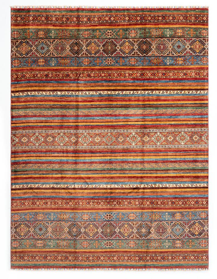 Detail image of 8' 3 x 10' Torkman Wool Rug