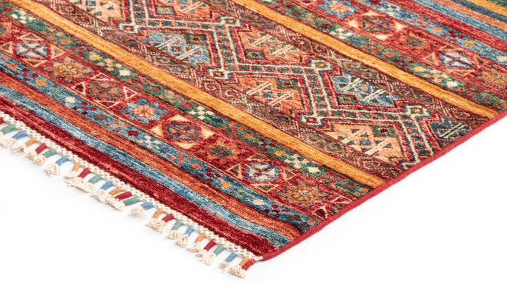 Detail image of 8' 3 x 9' 8 Torkman Wool Rug