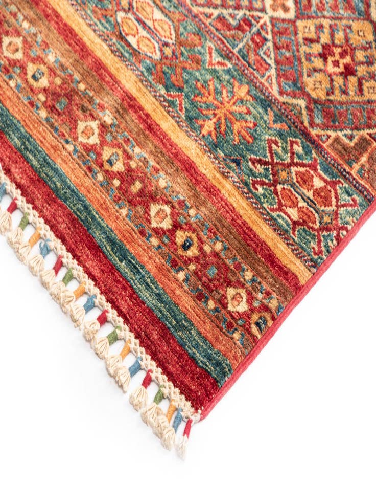 Detail image of 8' x 9' 10 Torkman Wool Rug