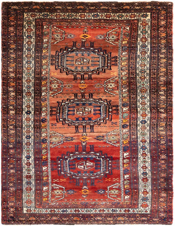 Detail image of 3' 6 x 7' 6 Torkman Rug
