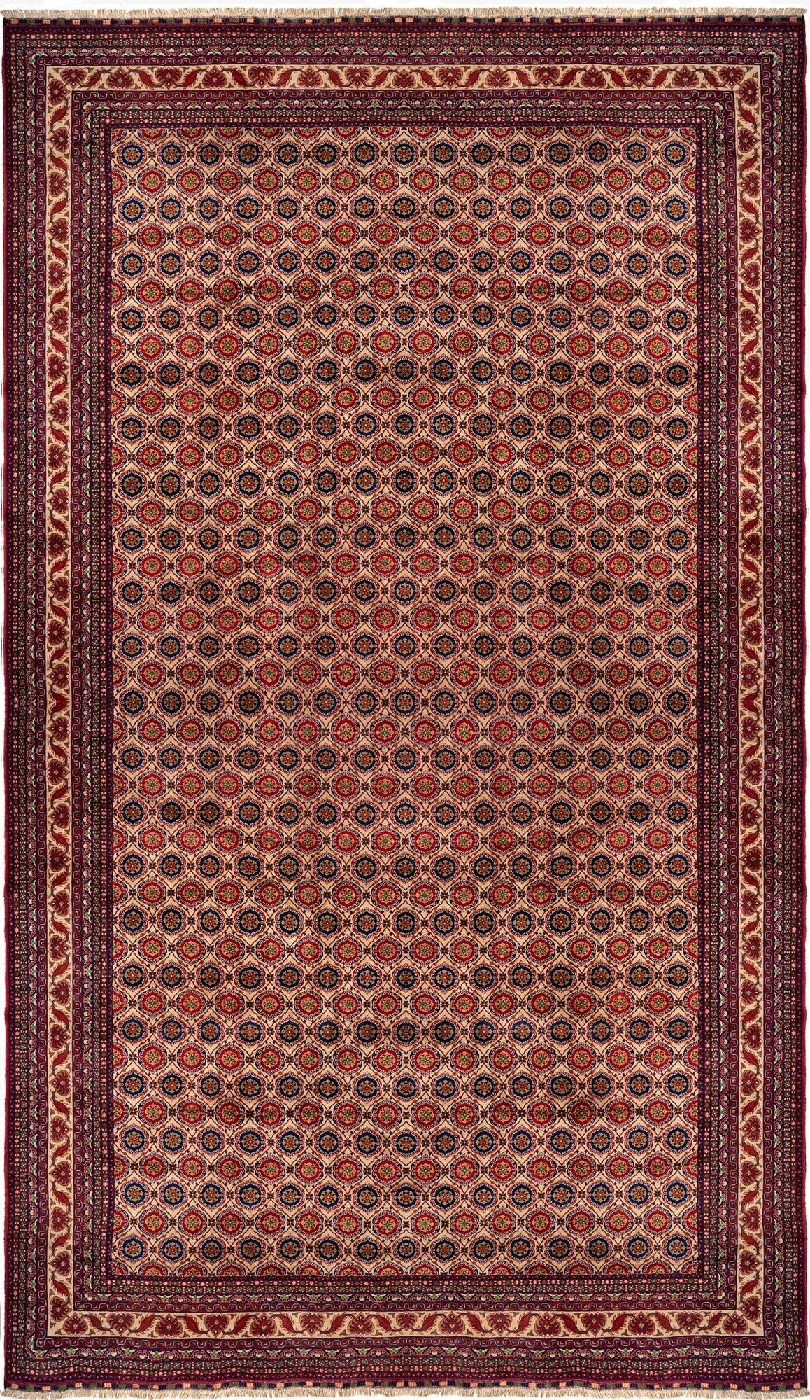 13' 4 x 25' Torkman Wool Rug