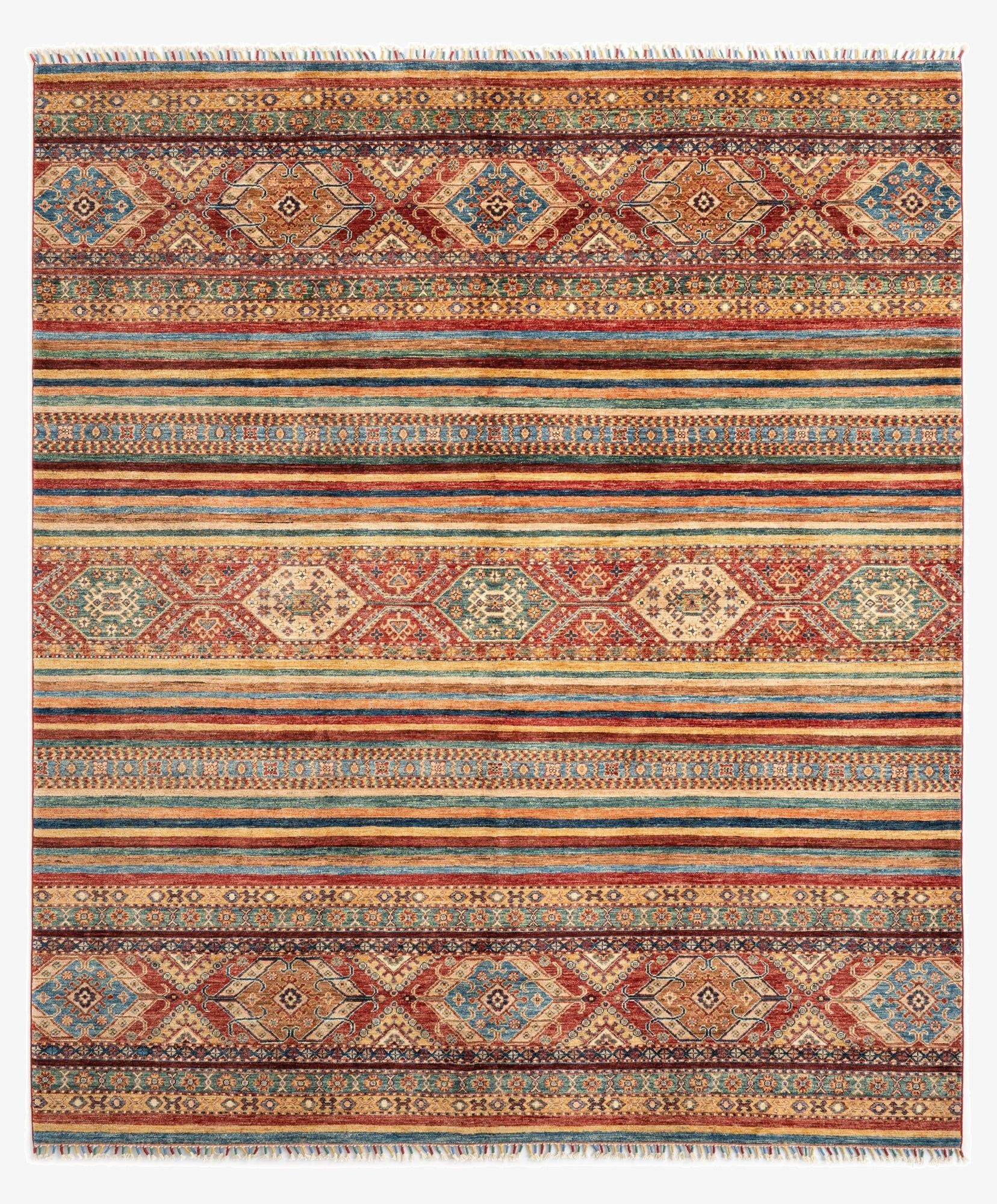 8' 1 x 9' 8 Torkman Wool Rug