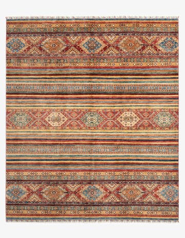 8' 1 x 9' 8 Torkman Wool Rug