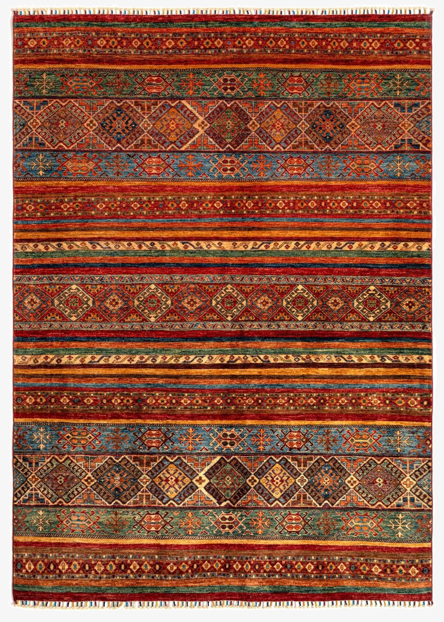 5' 8 x 7' 10 Torkman Wool Rug