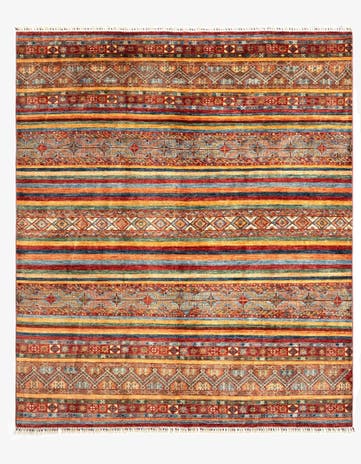 8' 2 x 9' 8 Torkman Wool Rug