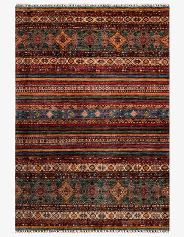 5' 8 x 8' 2 Torkman Wool Rug