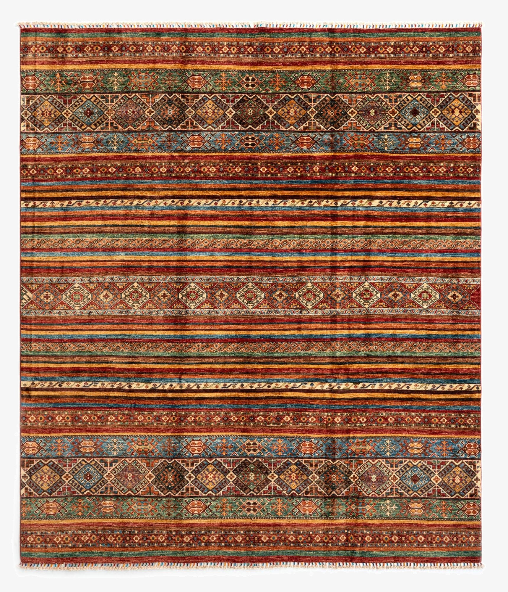 8' 2 x 9' 7 Torkman Wool Rug
