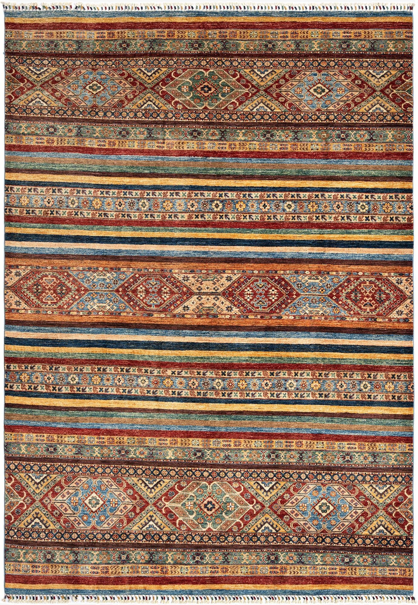 6' 8 x 9' 7 Torkman Wool Rug