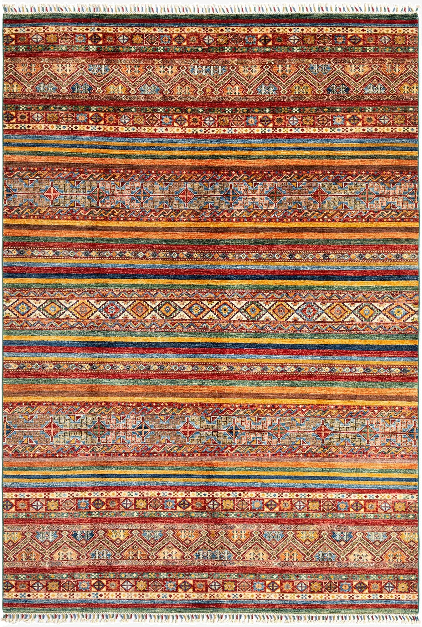 6' 9 x 9' 9 Torkman Wool Rug