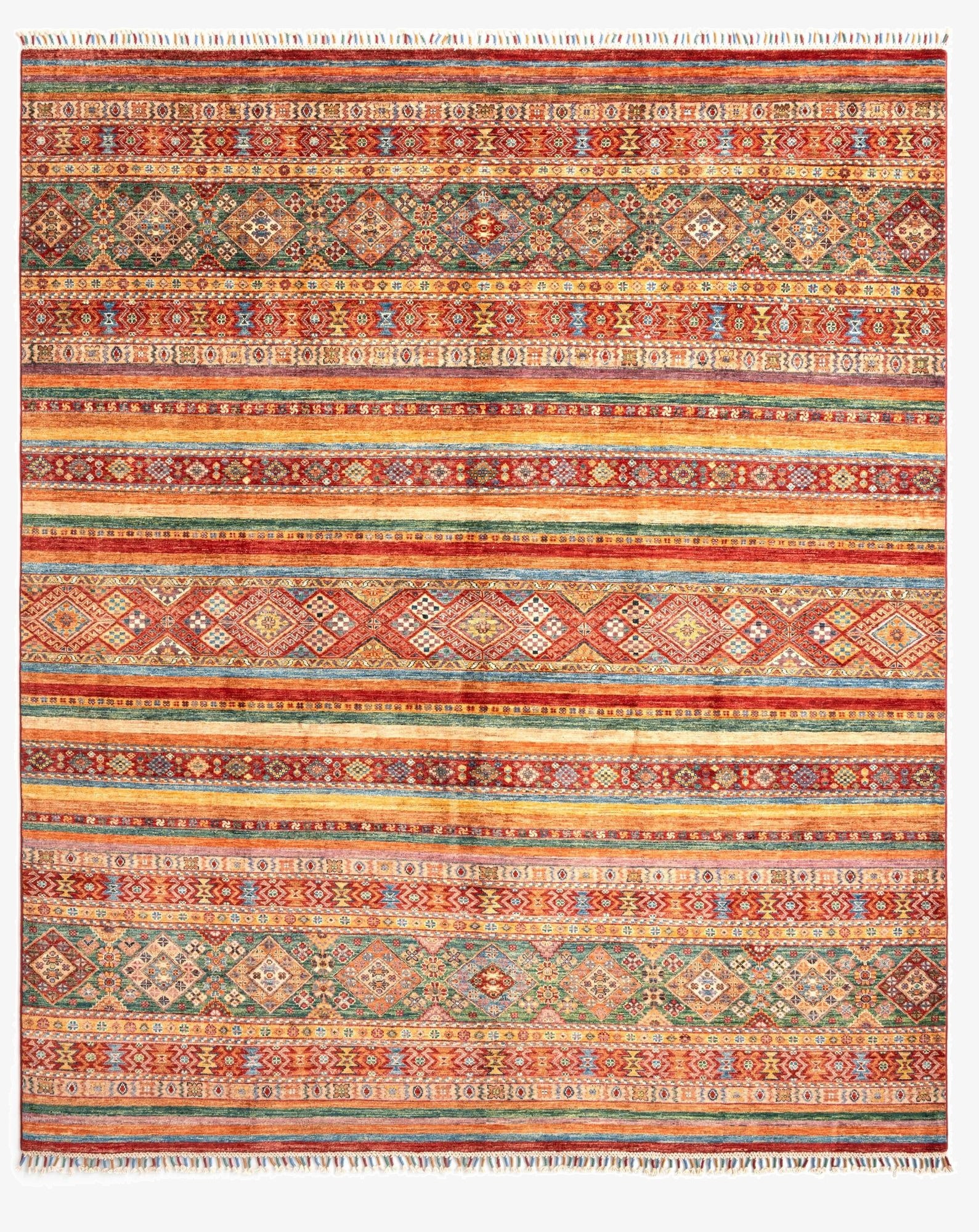 8' 2 x 9' 9 Torkman Wool Rug