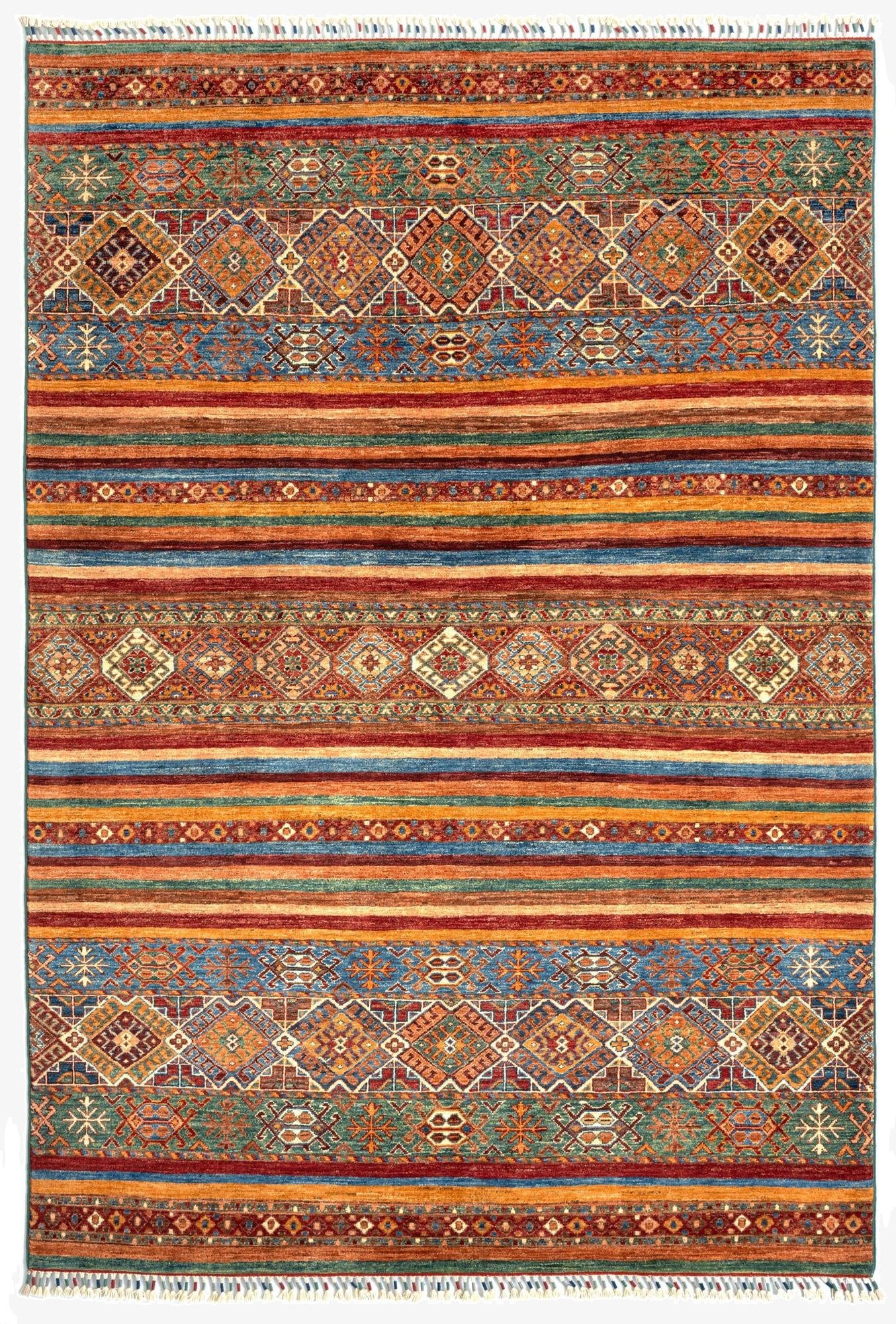 5' 7 x 7' 9 Torkman Wool Rug
