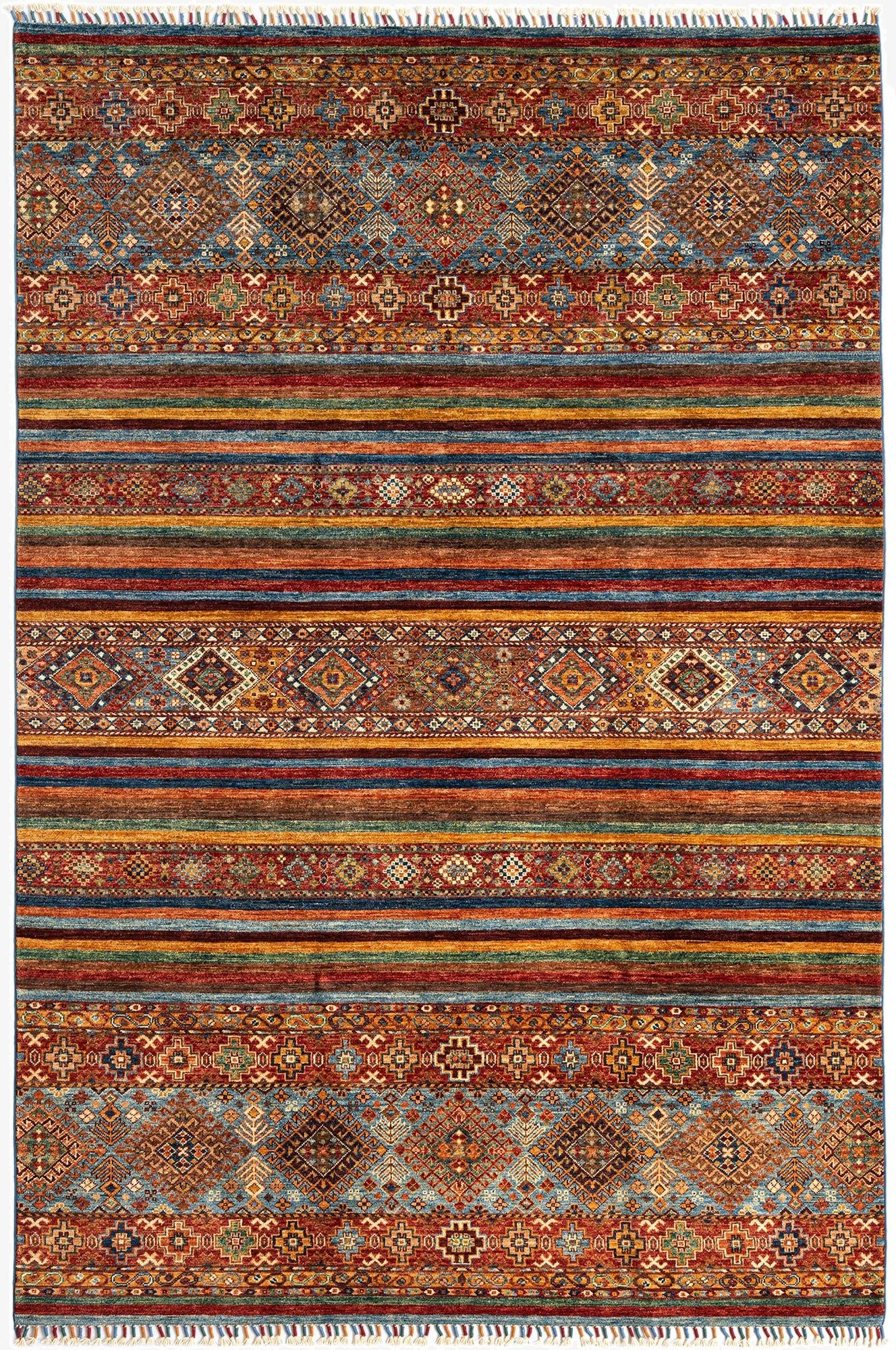 5' 11 x 9' Torkman Wool Rug
