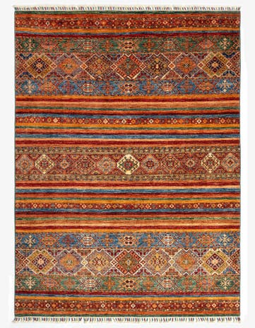 5' 7 x 8' 3 Torkman Wool Rug